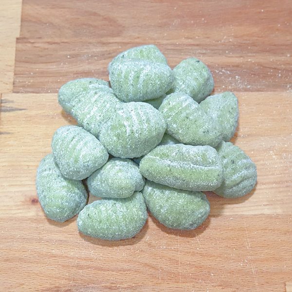 Gnocchi verde de espinacas